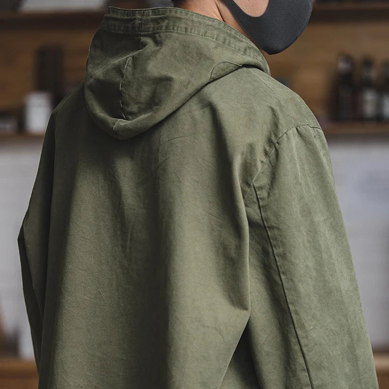 DMSLIDERZ | Retro Military Style Casual Pullover Hoodies