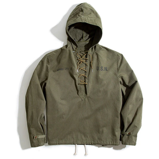 DMSLIDERZ | Retro Military Style Casual Pullover Hoodies
