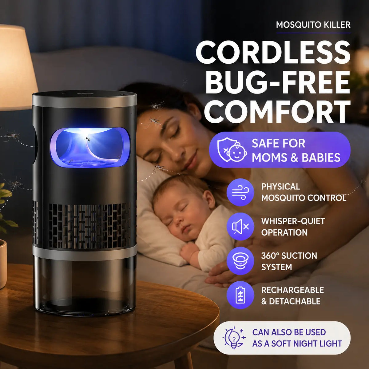 UV Light Indoor Insect Trap