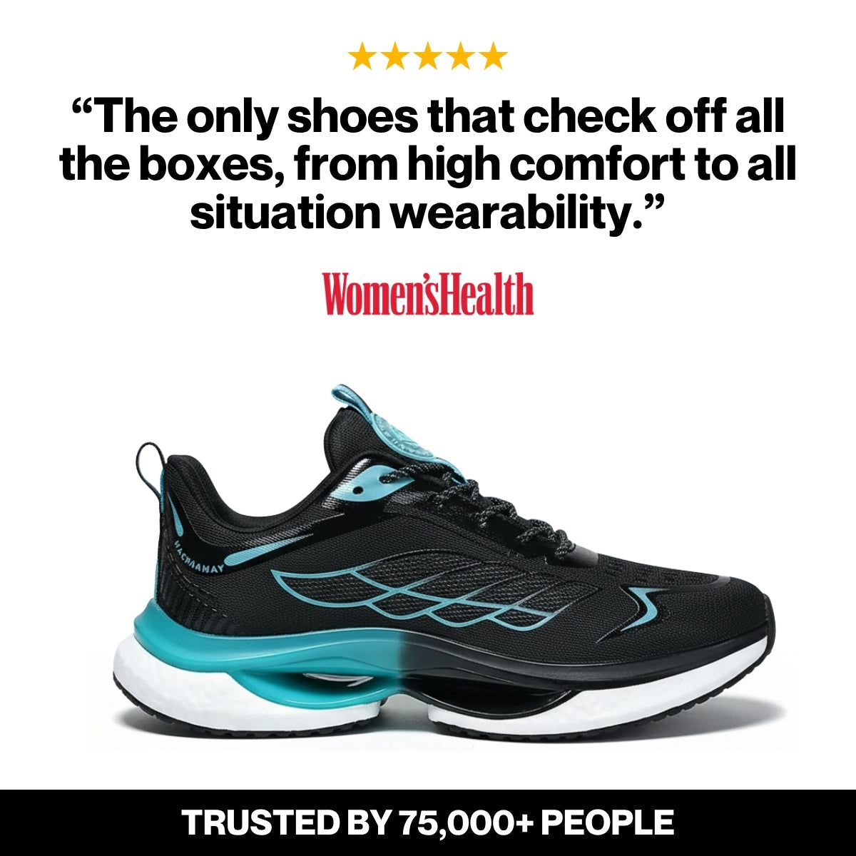 Aerion Hands-Free Supportive Walking Shoes – Slip-On Comfort