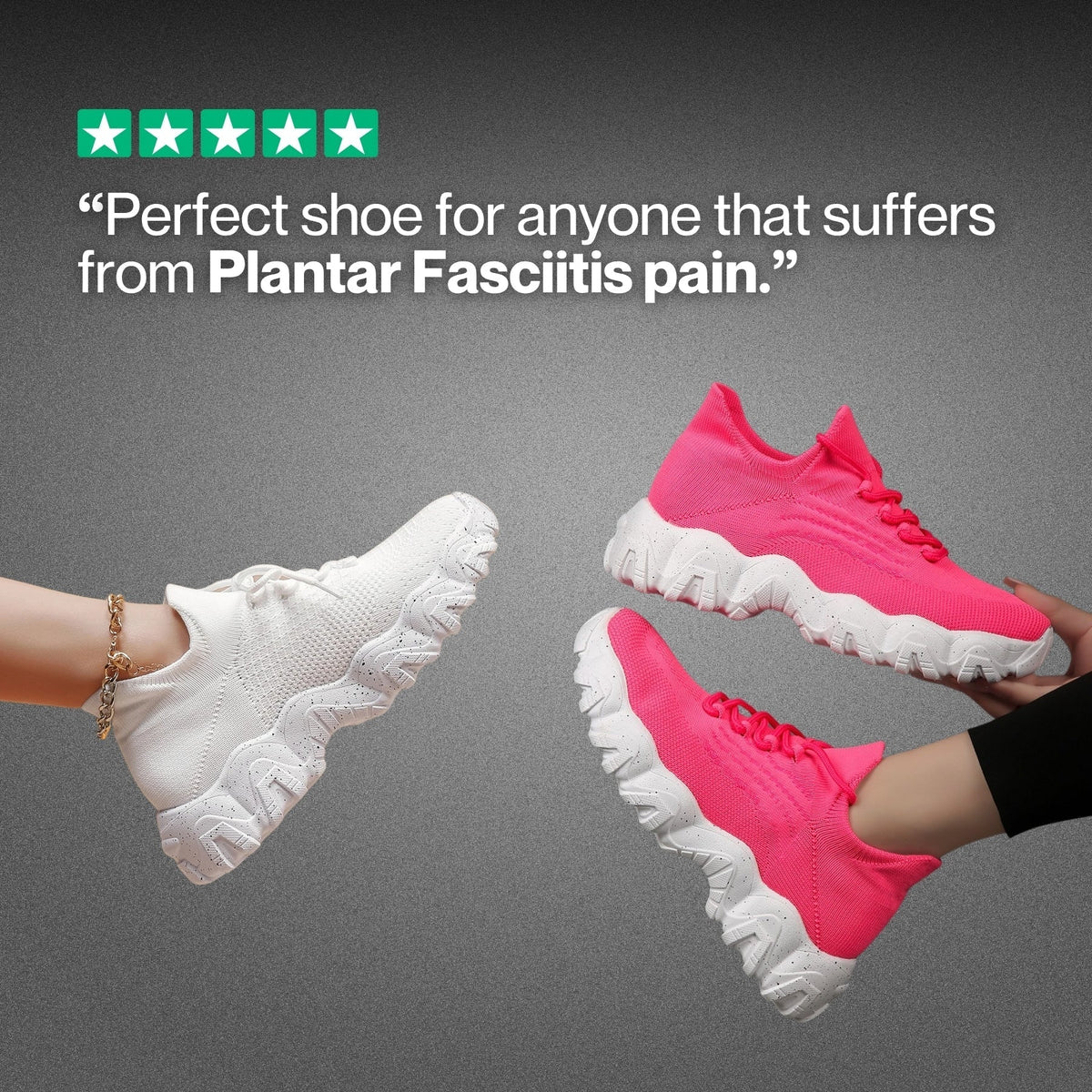 Mara Supportive Walking Shoes – Flexible Sole Design