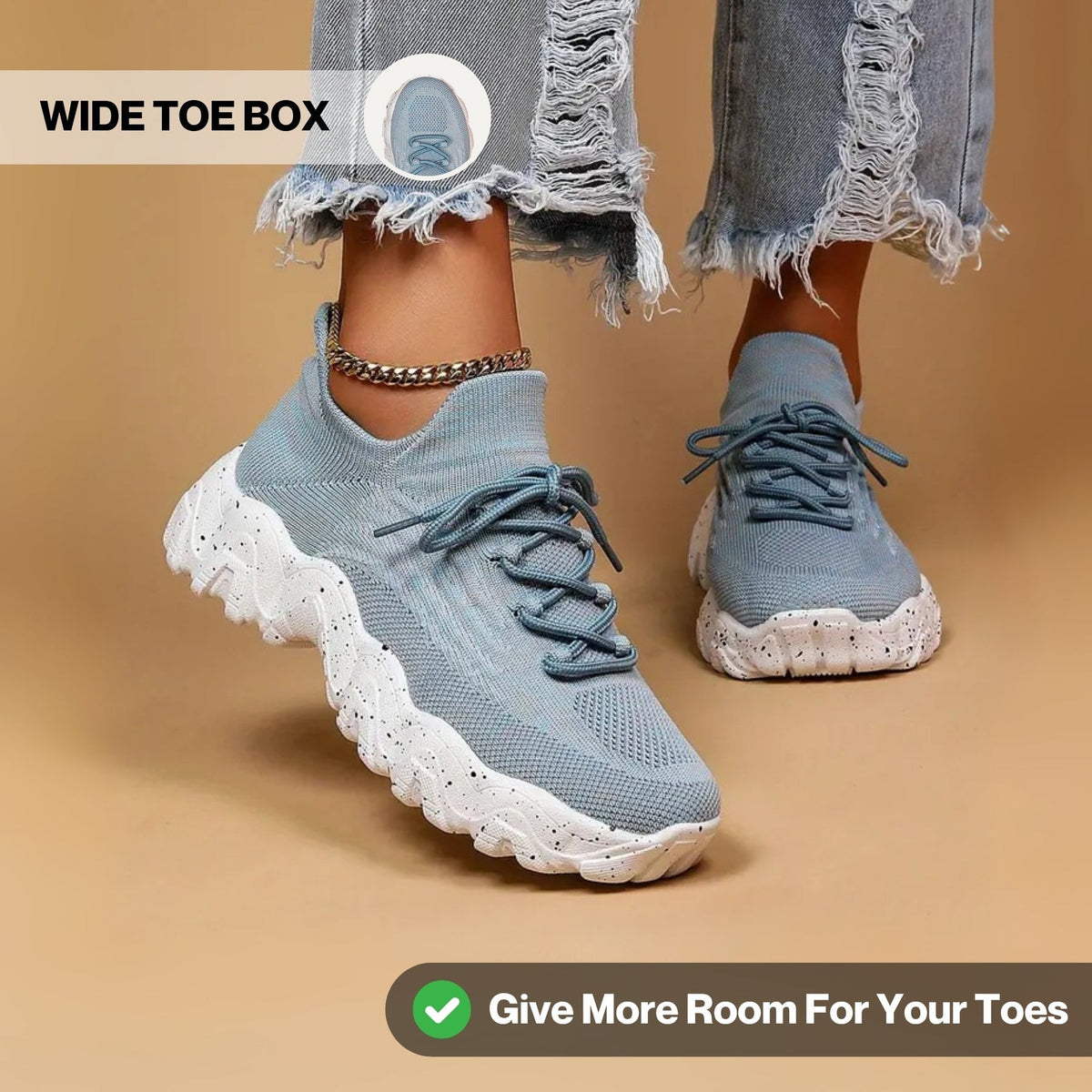 Mara Supportive Walking Shoes – Flexible Sole Design