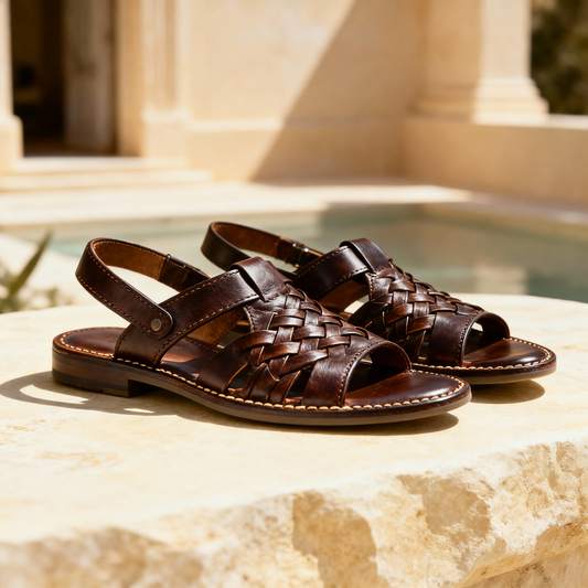 DMSLIDERZ | Heritage Leather Fisherman Sandals