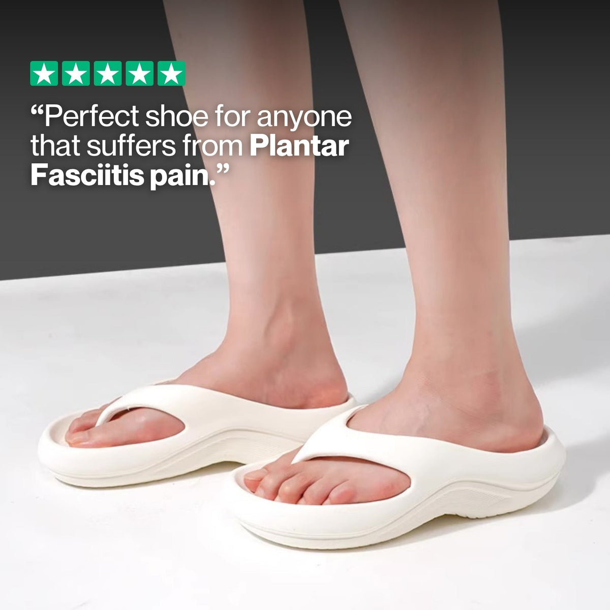 Lani Arch Support Flip Flops – Lightweight Comfort Sandals