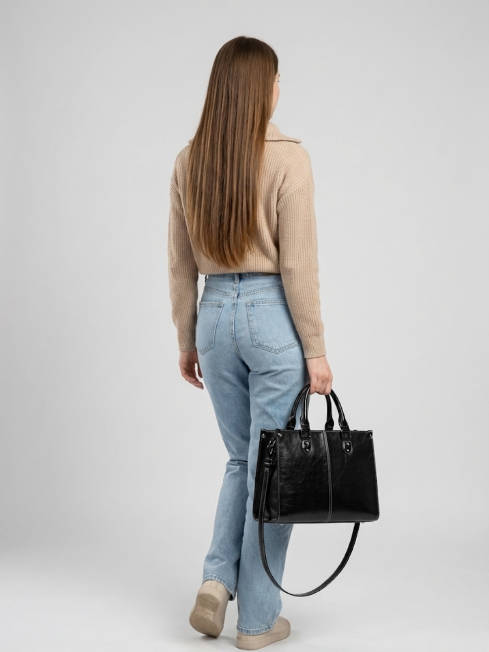 Black work bag for women | BRESCIA