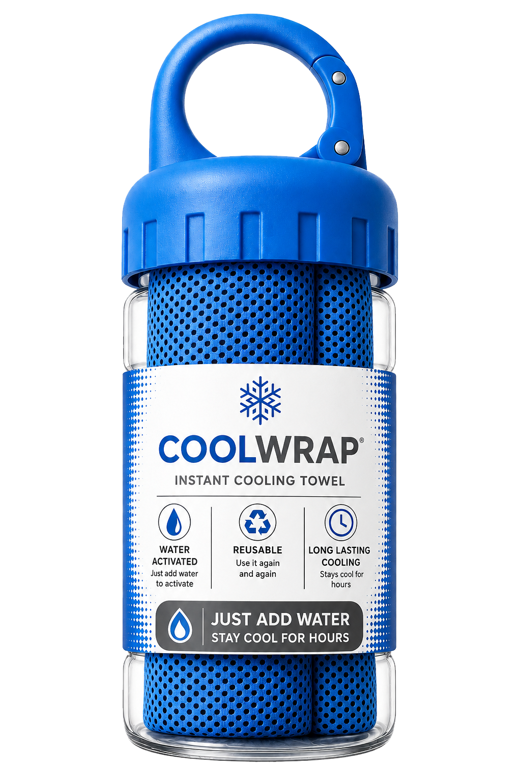 Grey Instant Cooling Towel