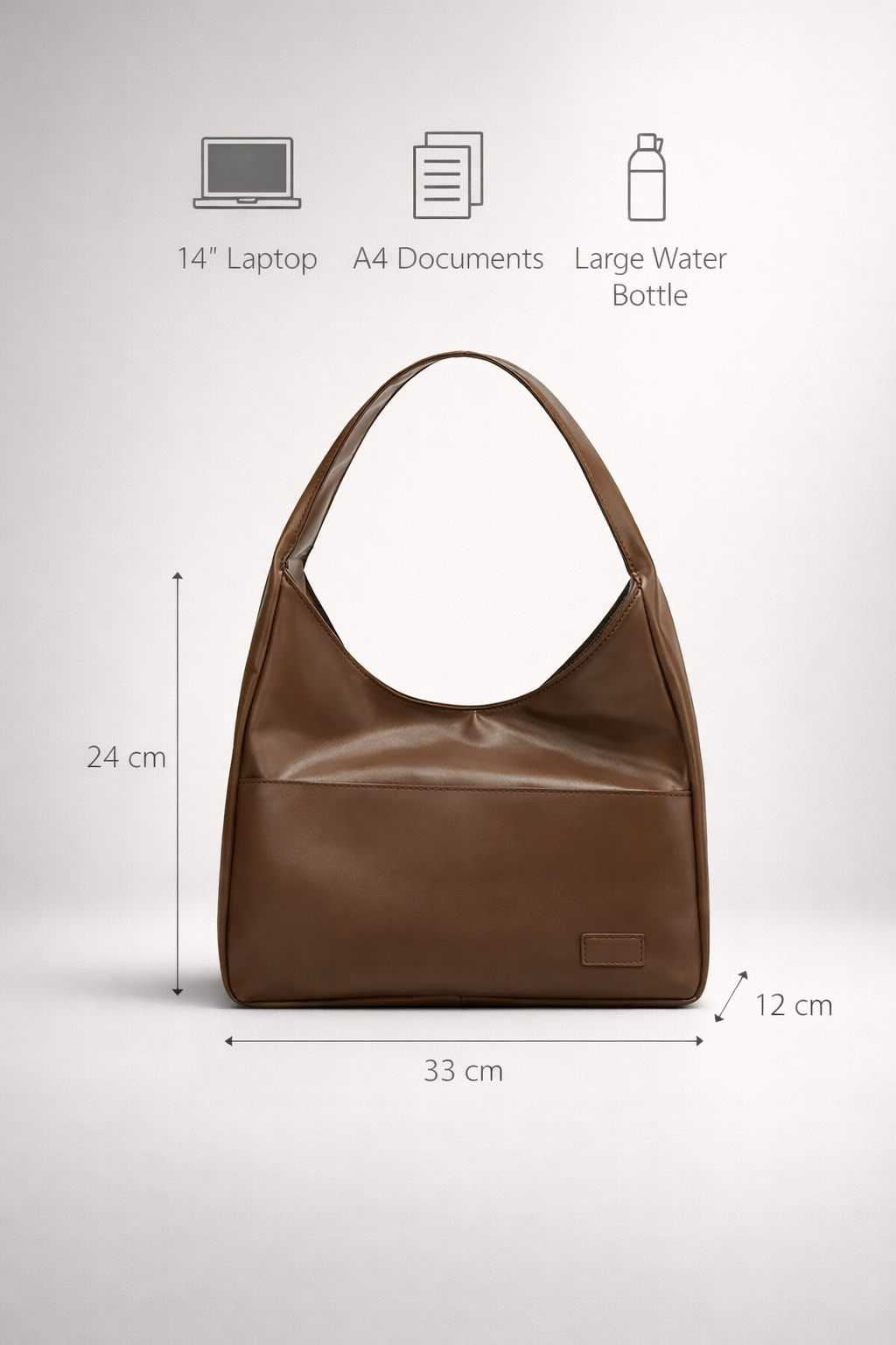 Brown handbag for school | CAPRI