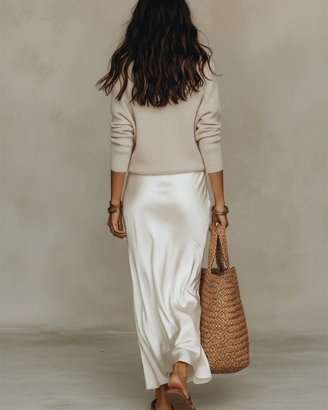 Slip Dress & Knit Set