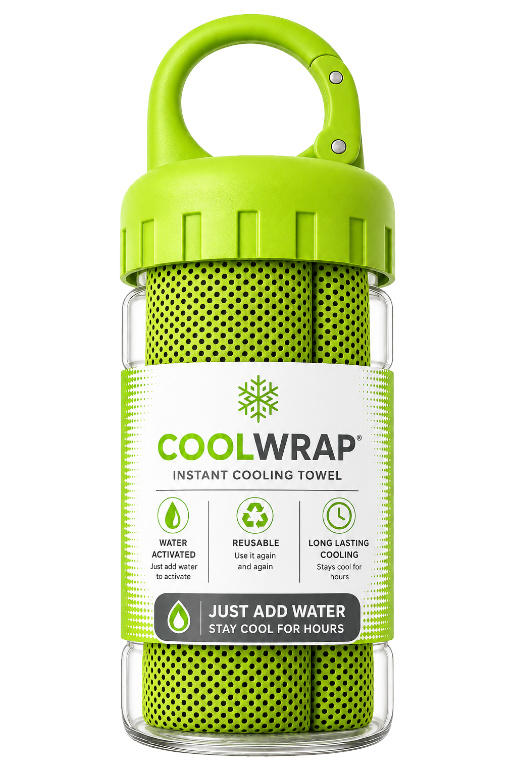 Grey Instant Cooling Towel