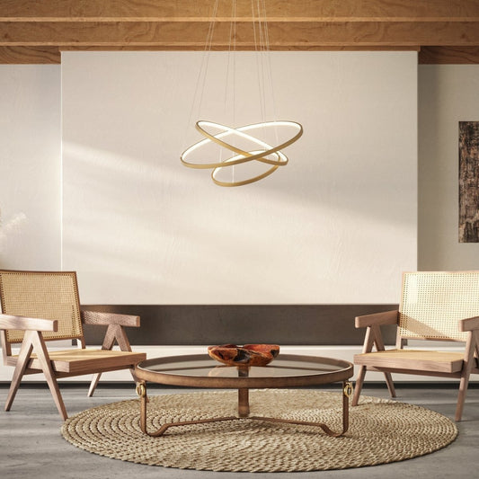 LED Modern Ring Ceiling Light Dimmable