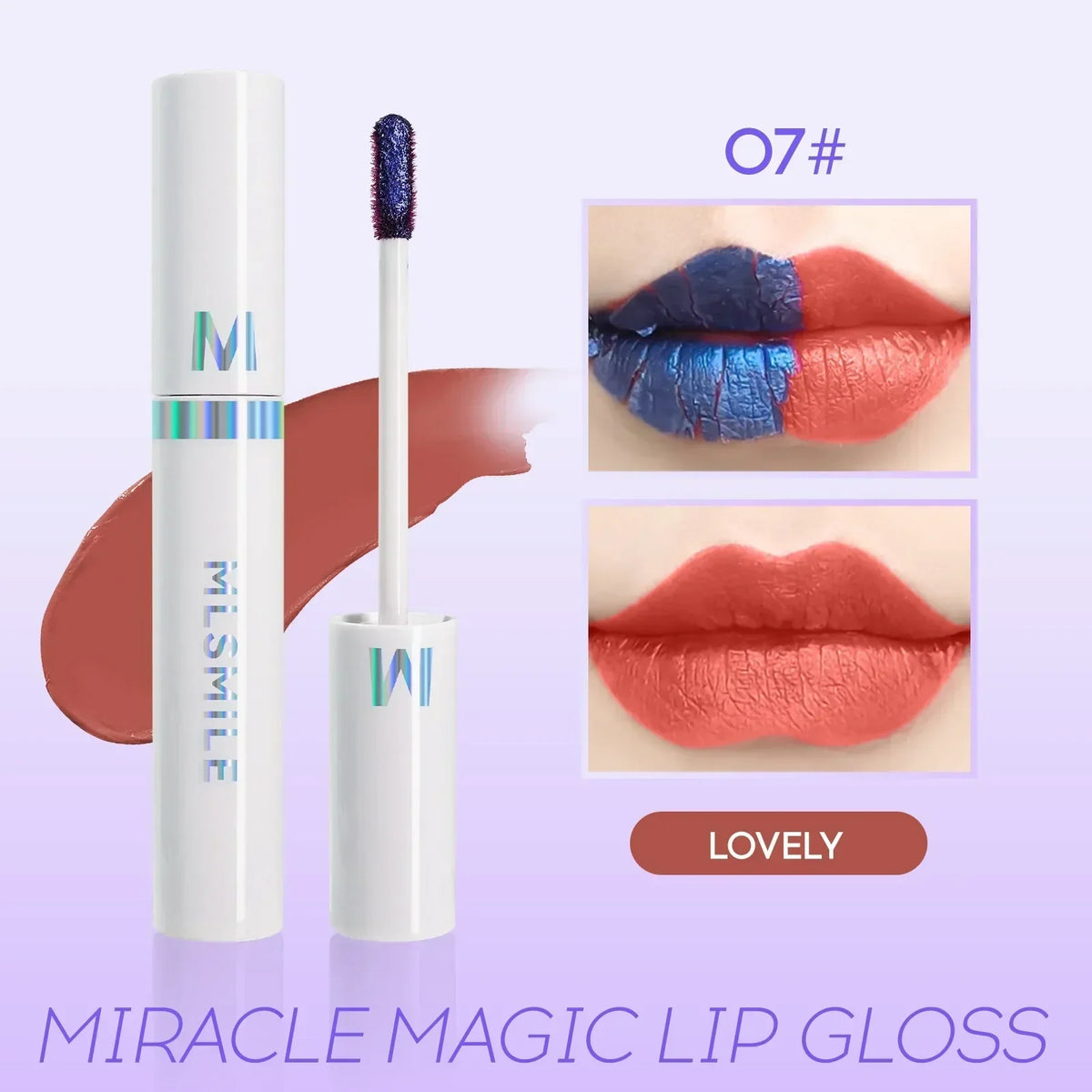 Peel-Off Lip Stain 4ml – Waterproof Long-Lasting Matte Liquid Lip Tint in 10 Shades