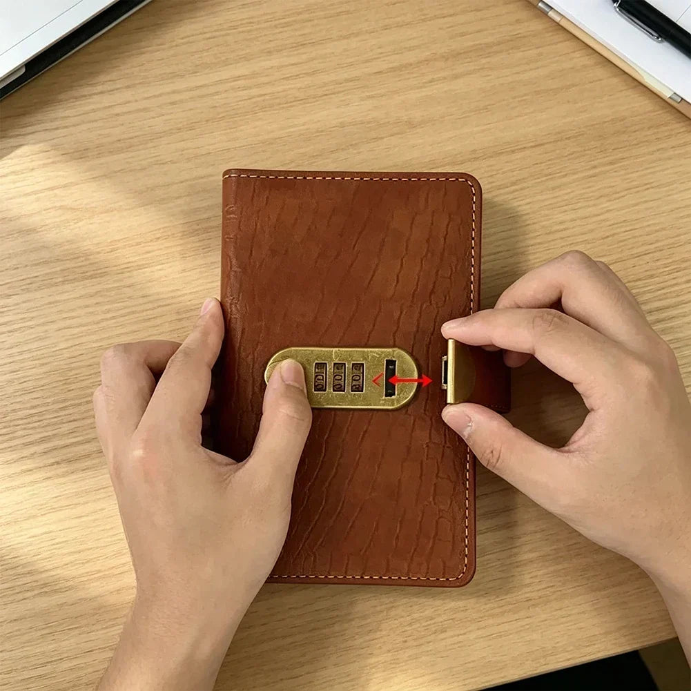 100 Envelope Savings Challenge Binder with Cash Envelopes and Combination Lock – PU Leather