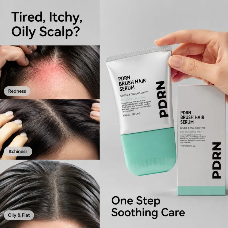 PDRN Scalp Serum 100ml with Cooling Brush Applicator – Nourishing Scalp Care