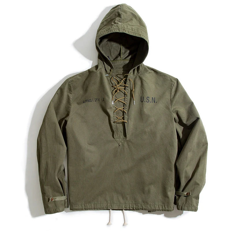 DMSLIDERZ | Retro Military Style Casual Pullover Hoodies