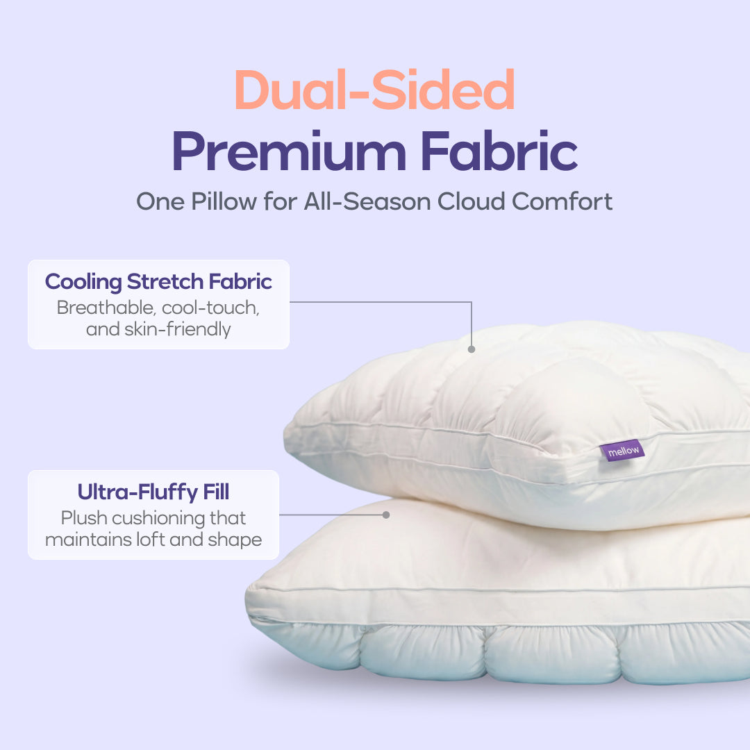 Cloud Comforter Set with 2 Puff Pillows