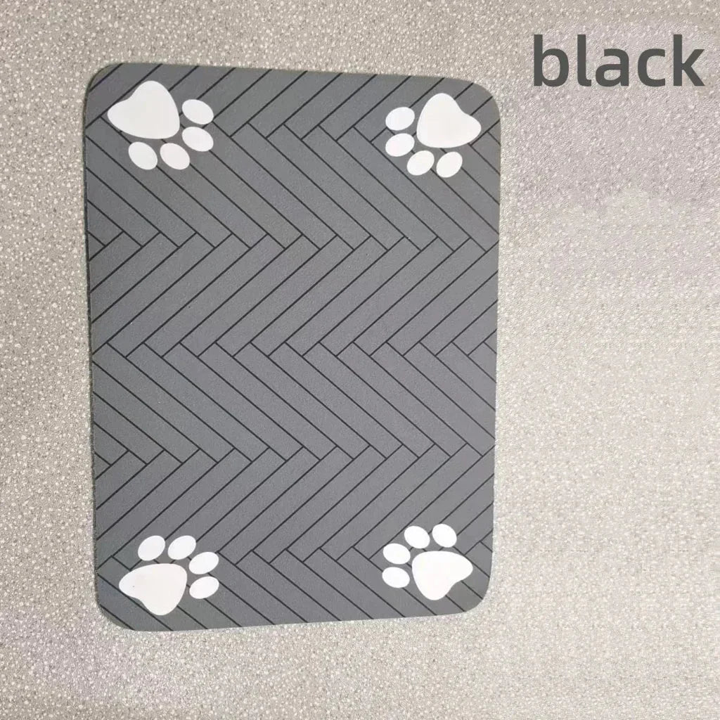 FEEDDRY – Absorbent Pet Bowl Mat for Clean Floors