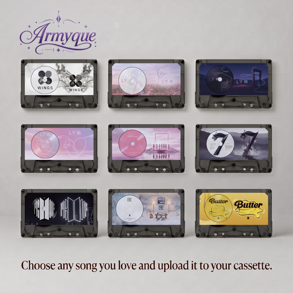 Army Retro Cassette NFC Fridge Magnet