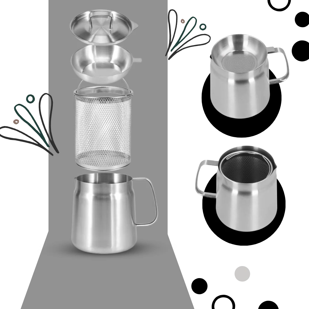 2-in-1 Stainless Steel Deep Frying Pot