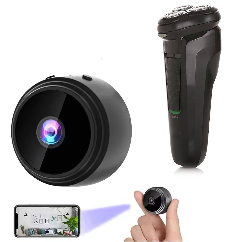 WiFi Mini Camera + BlackStone Electric Shaver Combo