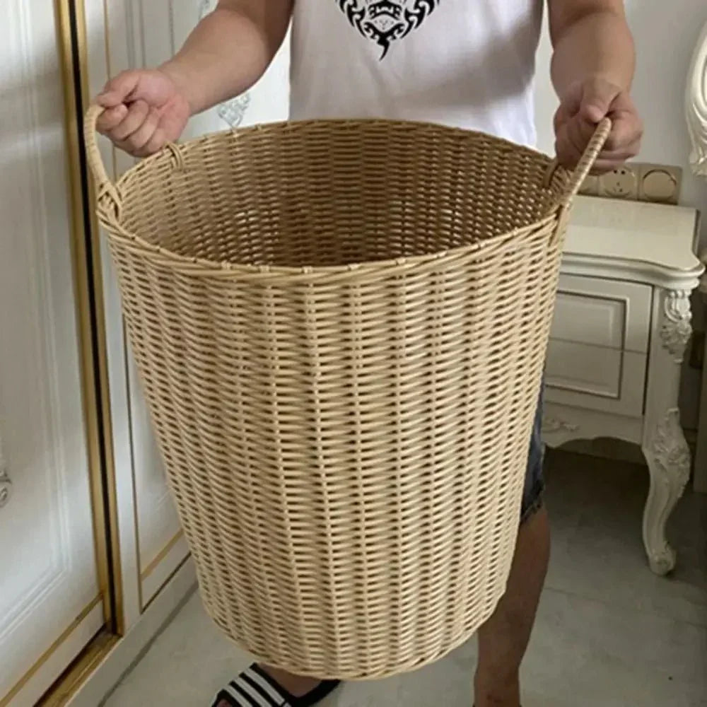 BASKELY – Foldable Rattan-Style Storage for Tidy Homes