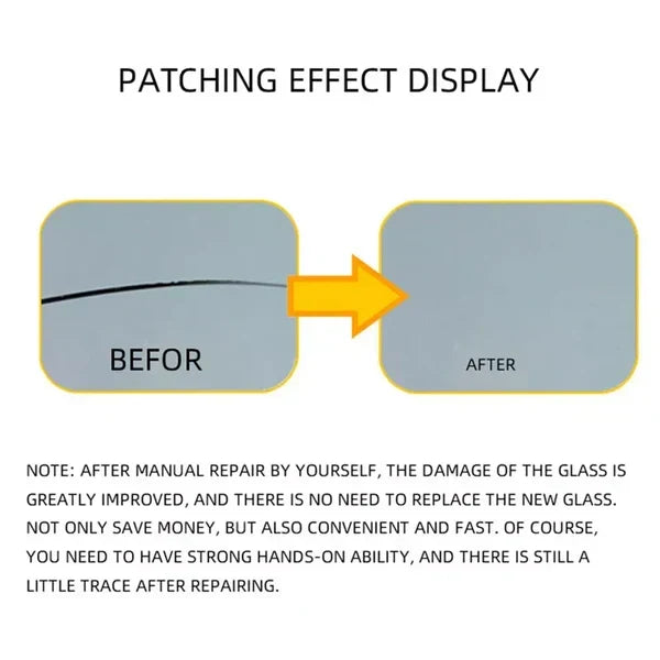 5 Pack Glass Repair Fluid